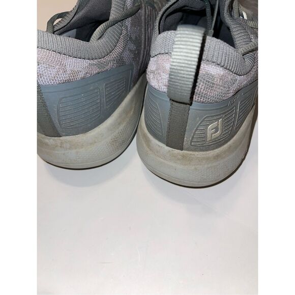 Footjoy FJ Golf Shoes Flex XP Gray Camo Size 9.5 Athletic Fabric‎ Upper - Picture 6 of 9